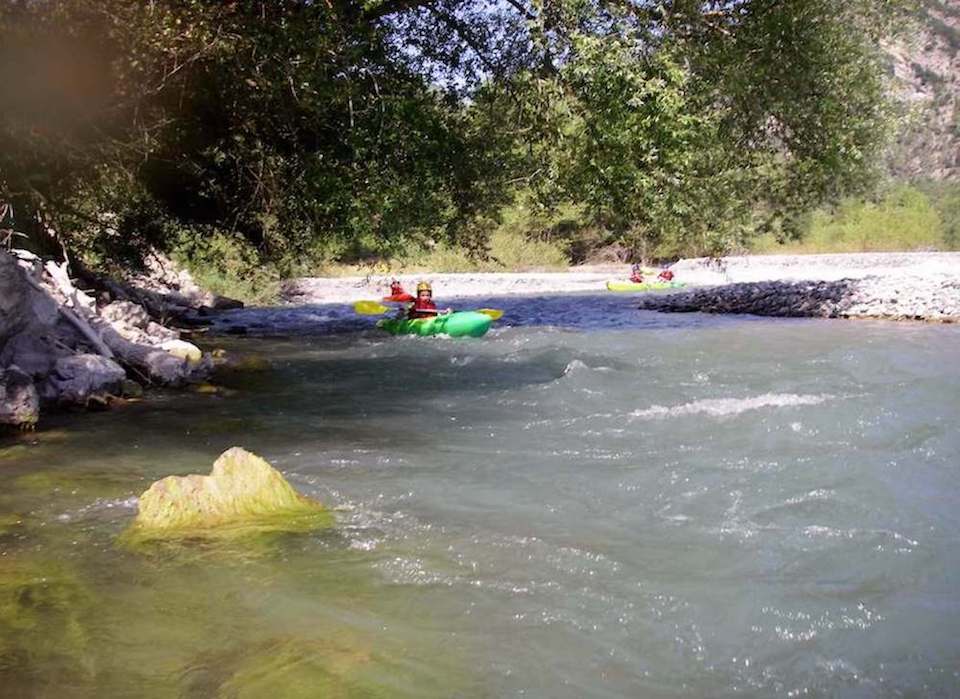 Canoë kayak sur le Var, Côte d'Azur VillarssurVar